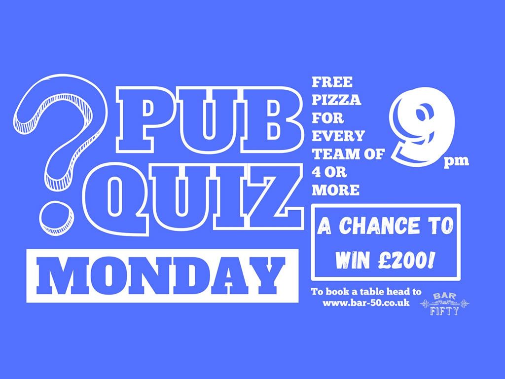 Pub Quiz!