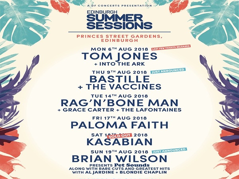 Exciting Artists announced for Edinburgh Summer Sessions! News What
