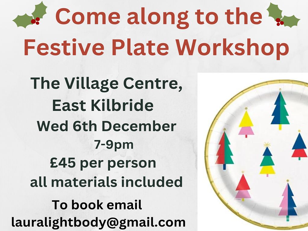 Festive Plate Decorating Workshop