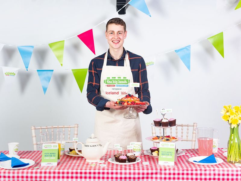 Peter Sawkins, Great British Bake Off winner, is Scottish Ambassador for The Big Lunch