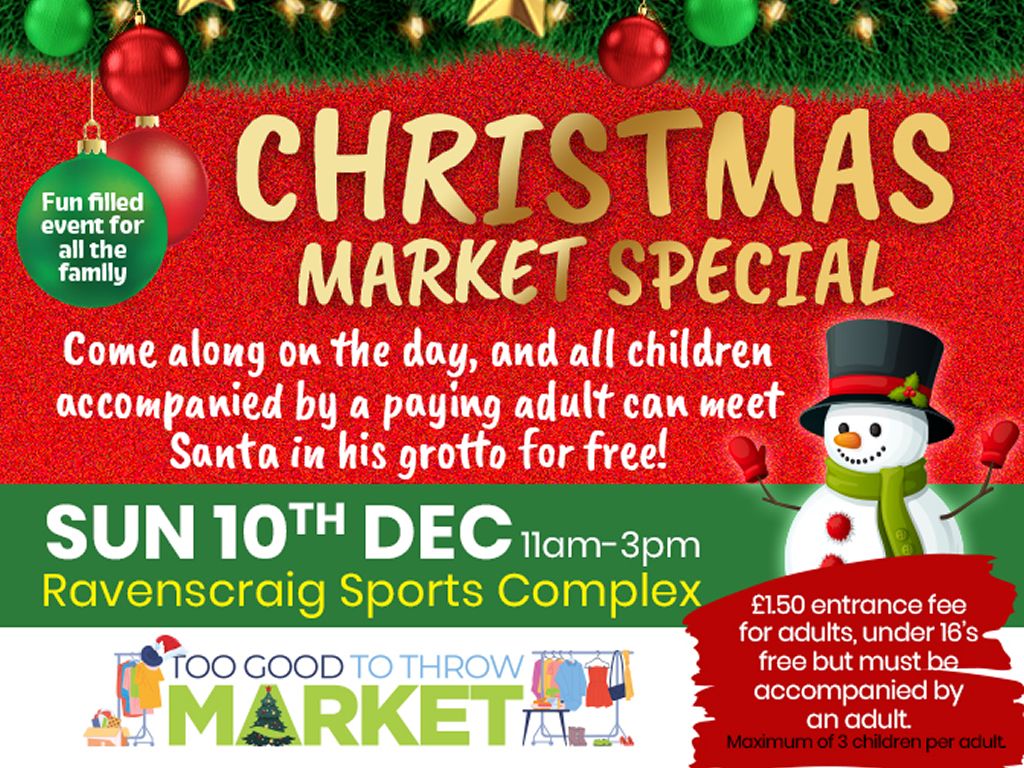 The Too Good To Throw Christmas Cracker Market: Motherwell