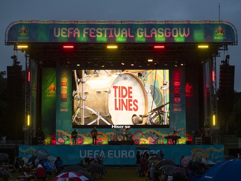 Entertainment tops the bill at Glasgow Green Fan Zone