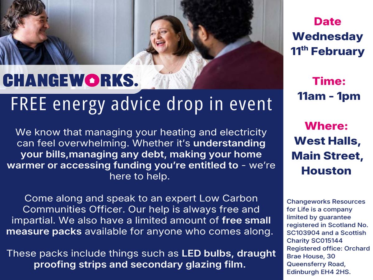 Changeworks - FREE Energy Advice Drop In