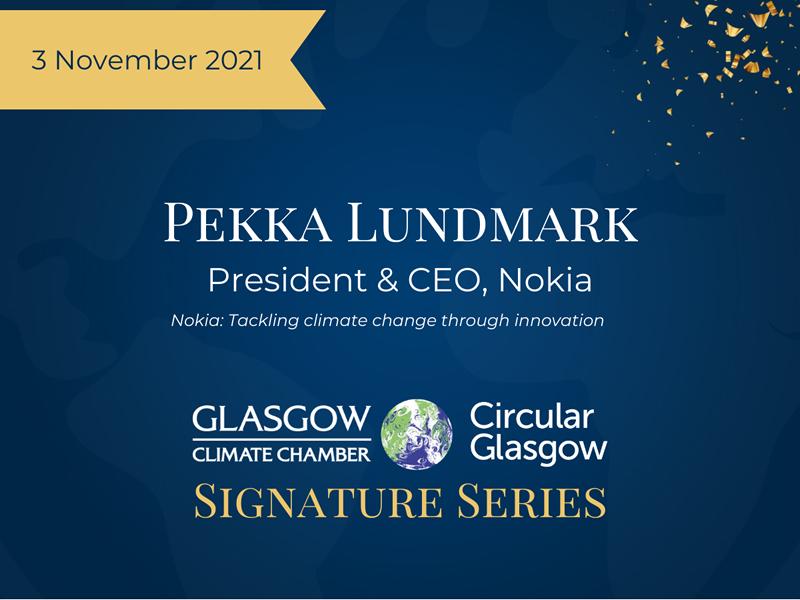 Climate Chamber Signature Series with Pekka Lundmark, President and CEO of Nokia