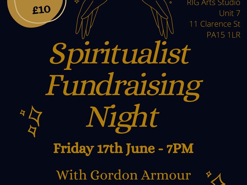 RIG Arts Spiritualist Fundraising Night