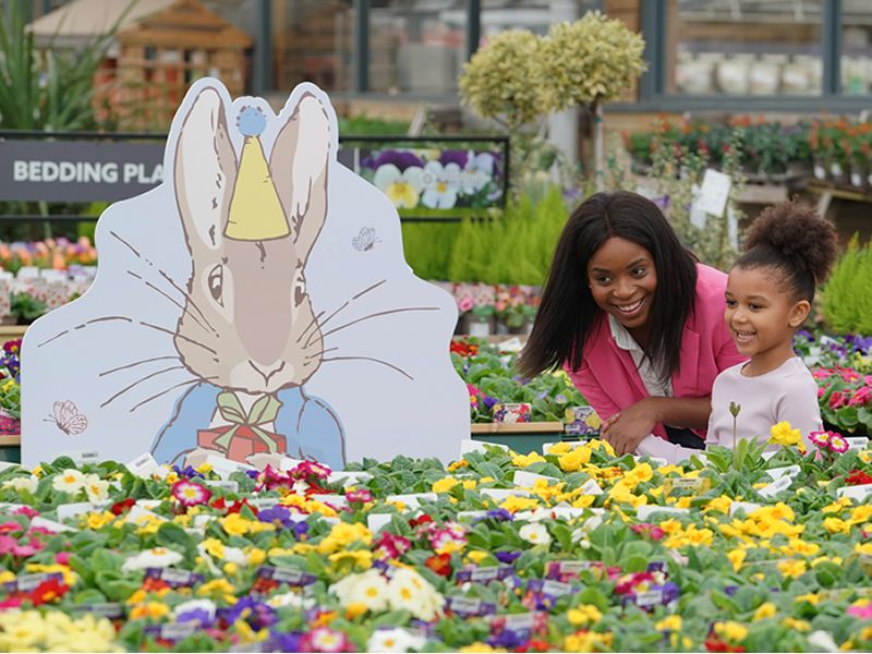 Peter Rabbit hops into Dobbies