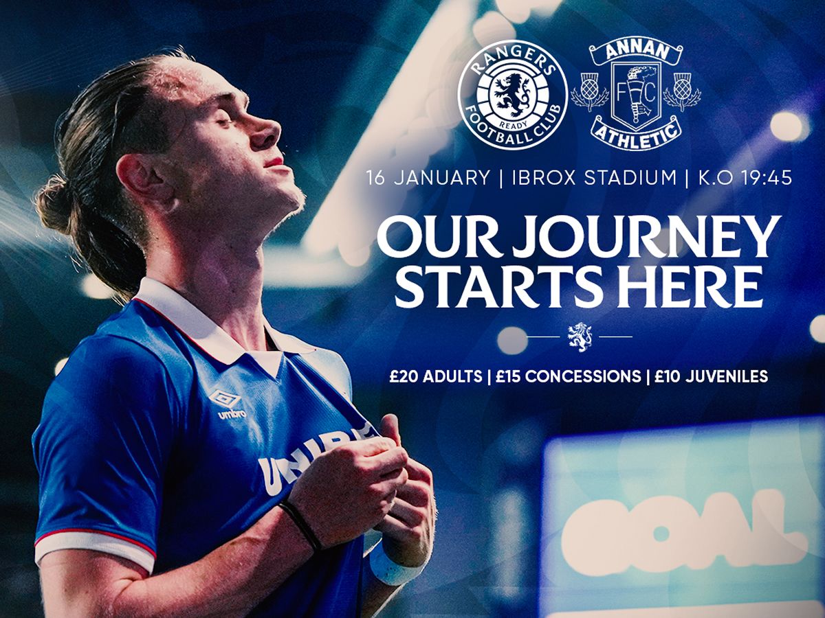 Scottish Gas Men’s Scottish Cup: Rangers FC v Annan Athletic