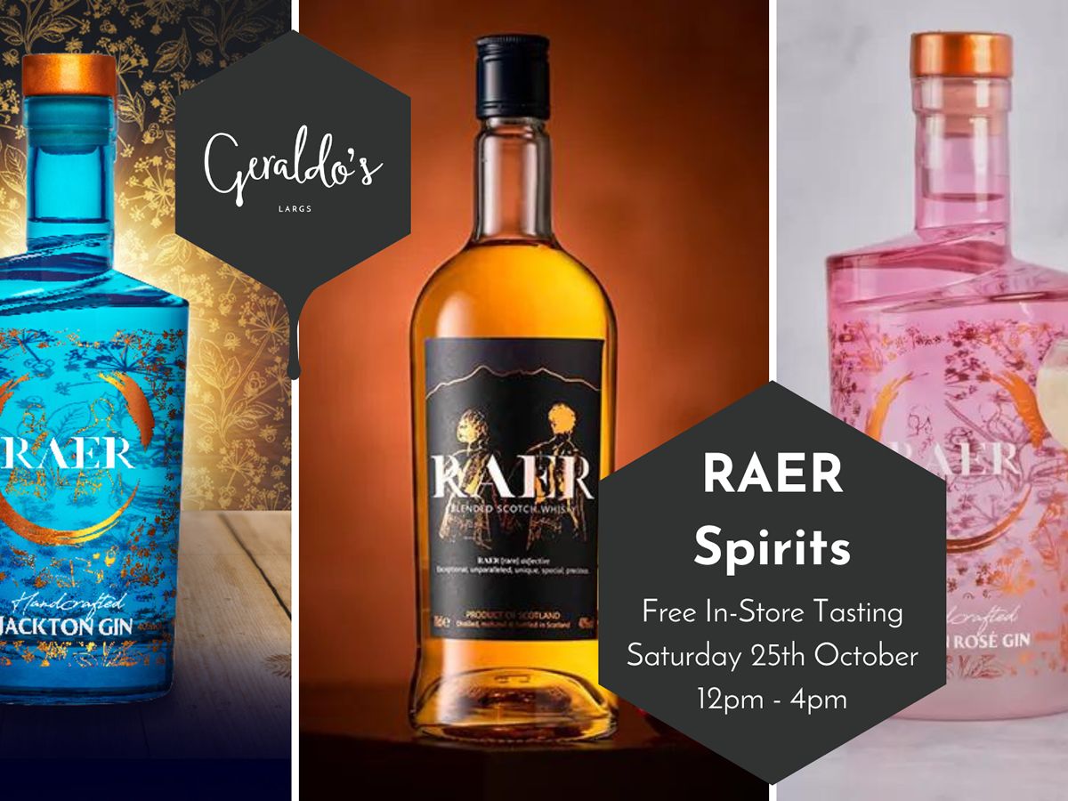 FREE RAER Spirits In-Store Tasting