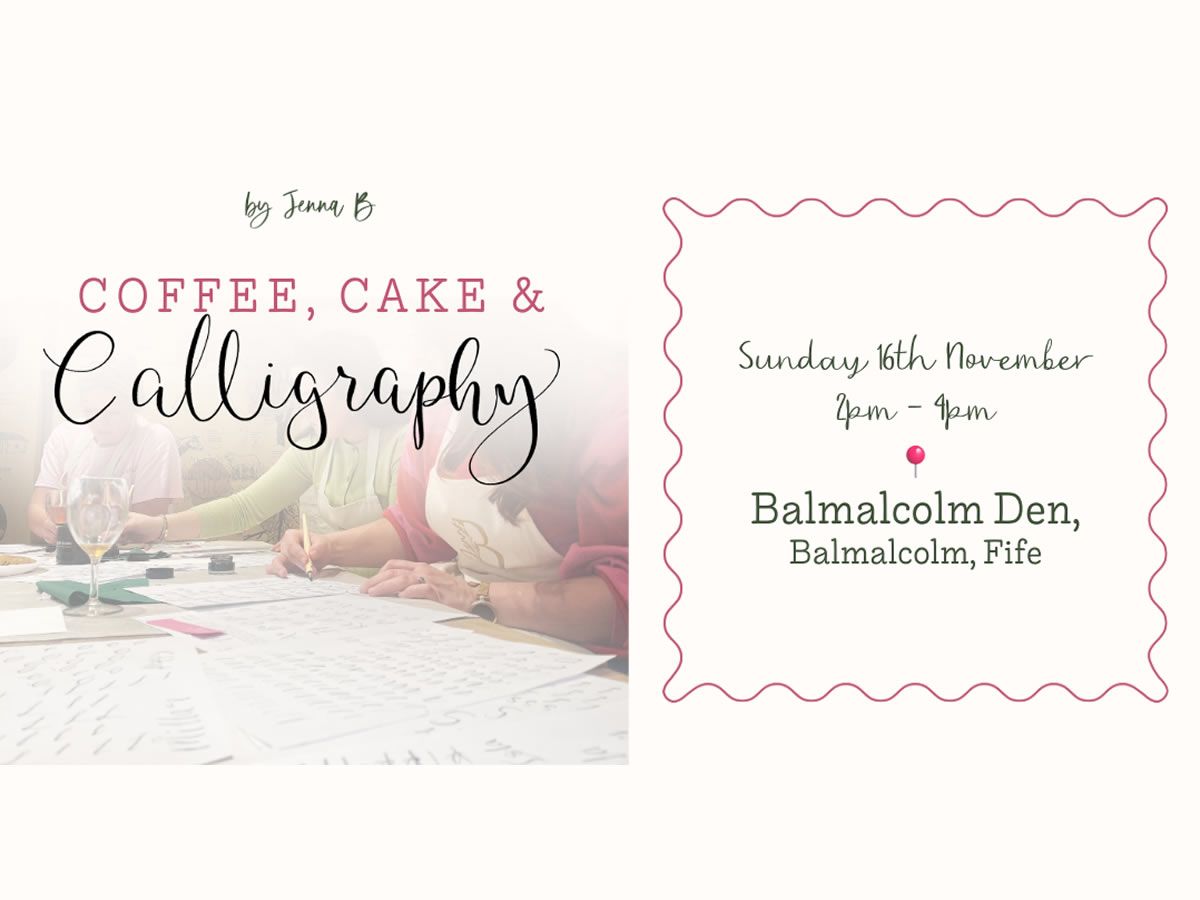 Coffee, Cake & Calligraphy
