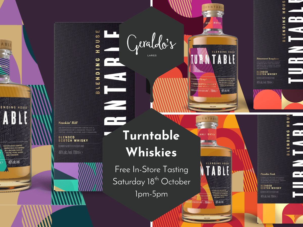 FREE Turntable Whiskies Tasting