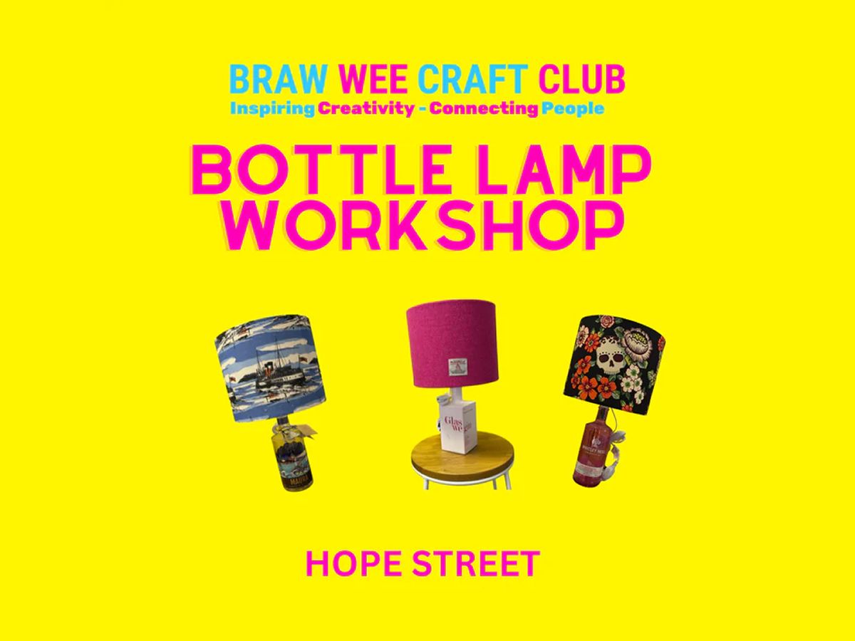 Make Your Own Bottle Lamp or Lampshade