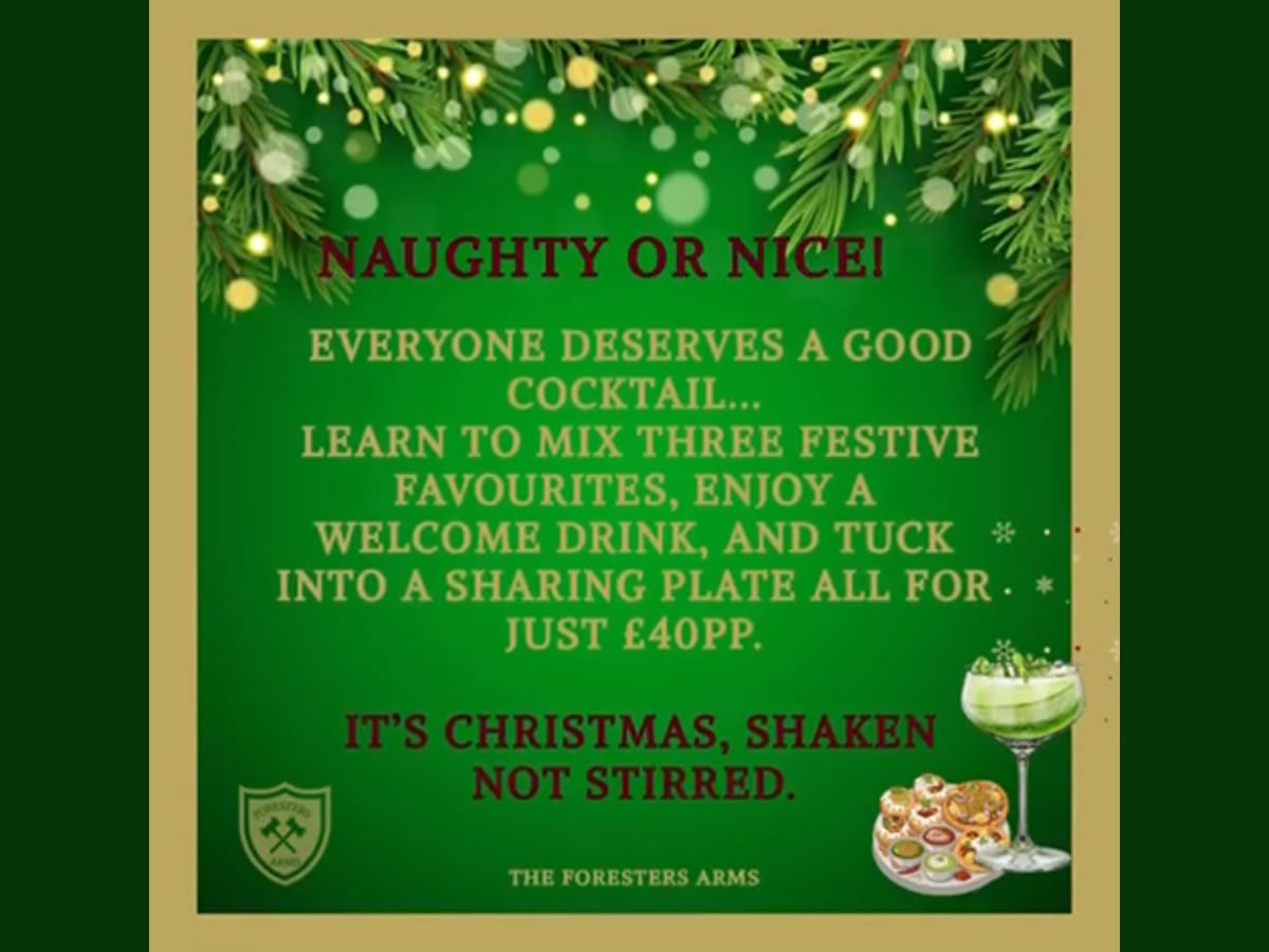 Christmas Cocktail Masterclass