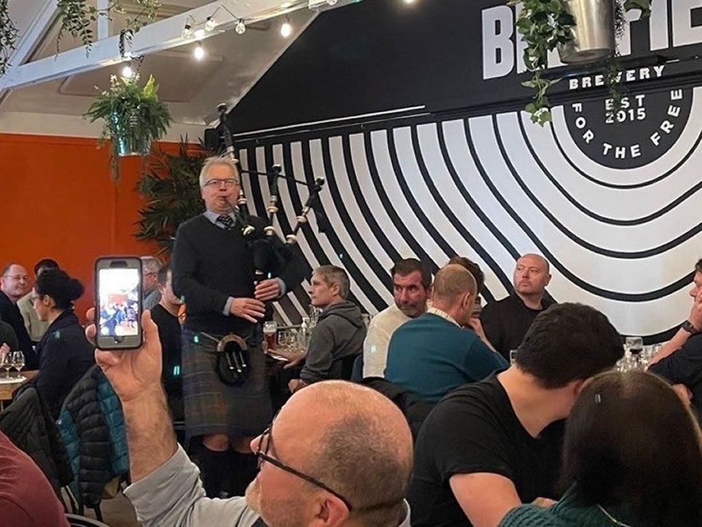 St Andrew’s Day at the Bellfield Brewery Taproom