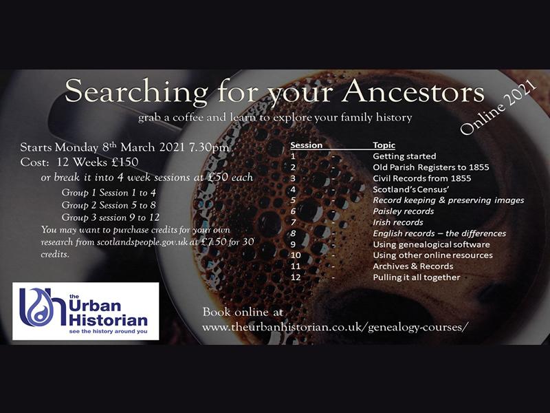 Searching For Your Ancestors Course