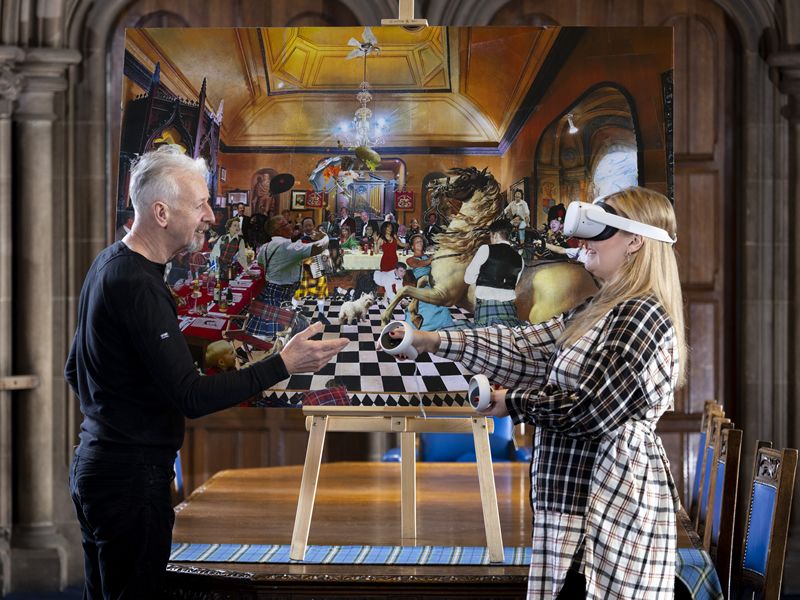 New Burns Supper artwork unveiled in virtual reality exhibition