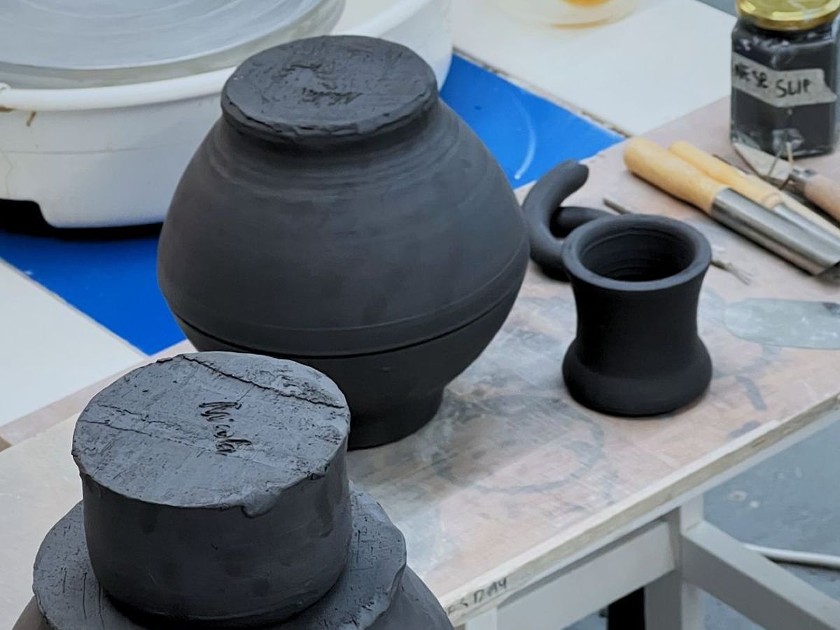 Pottery Wheel: Vessel Creation with Black Clay - Short Course