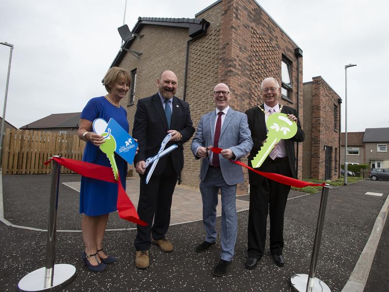 New council houses officially opened