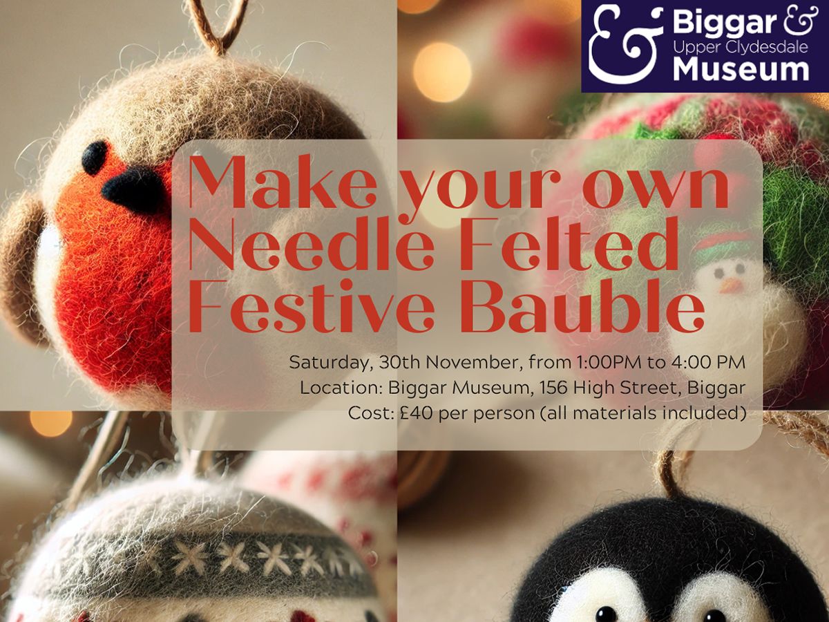Festive Bauble - Needle Felting Workshop