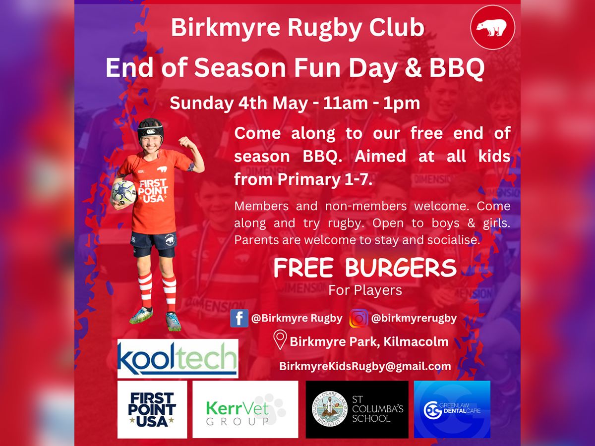 Birkmyre Rugby Club - Kids Open Day