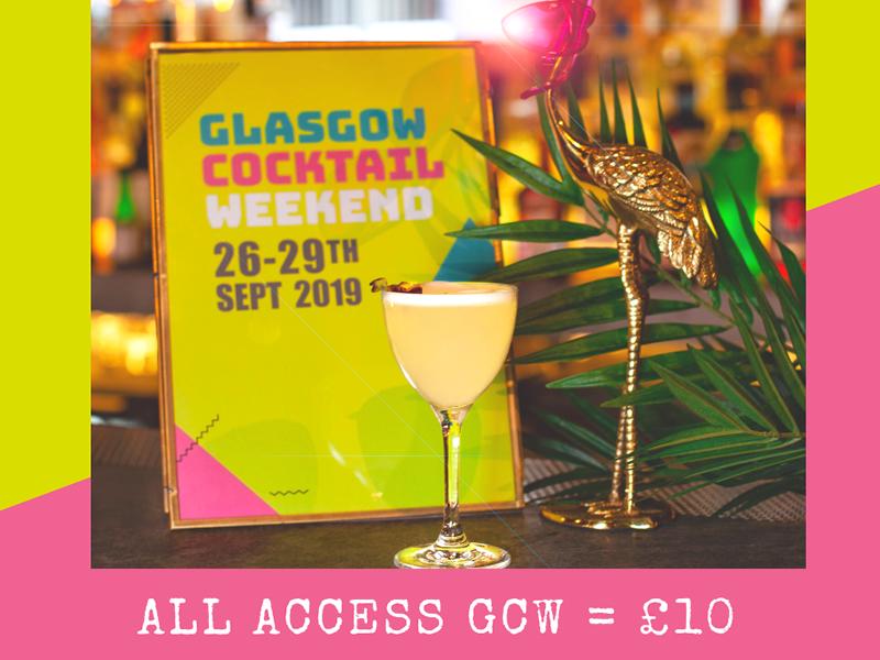 Glasgow Cocktail Weekend tickets now on sale!