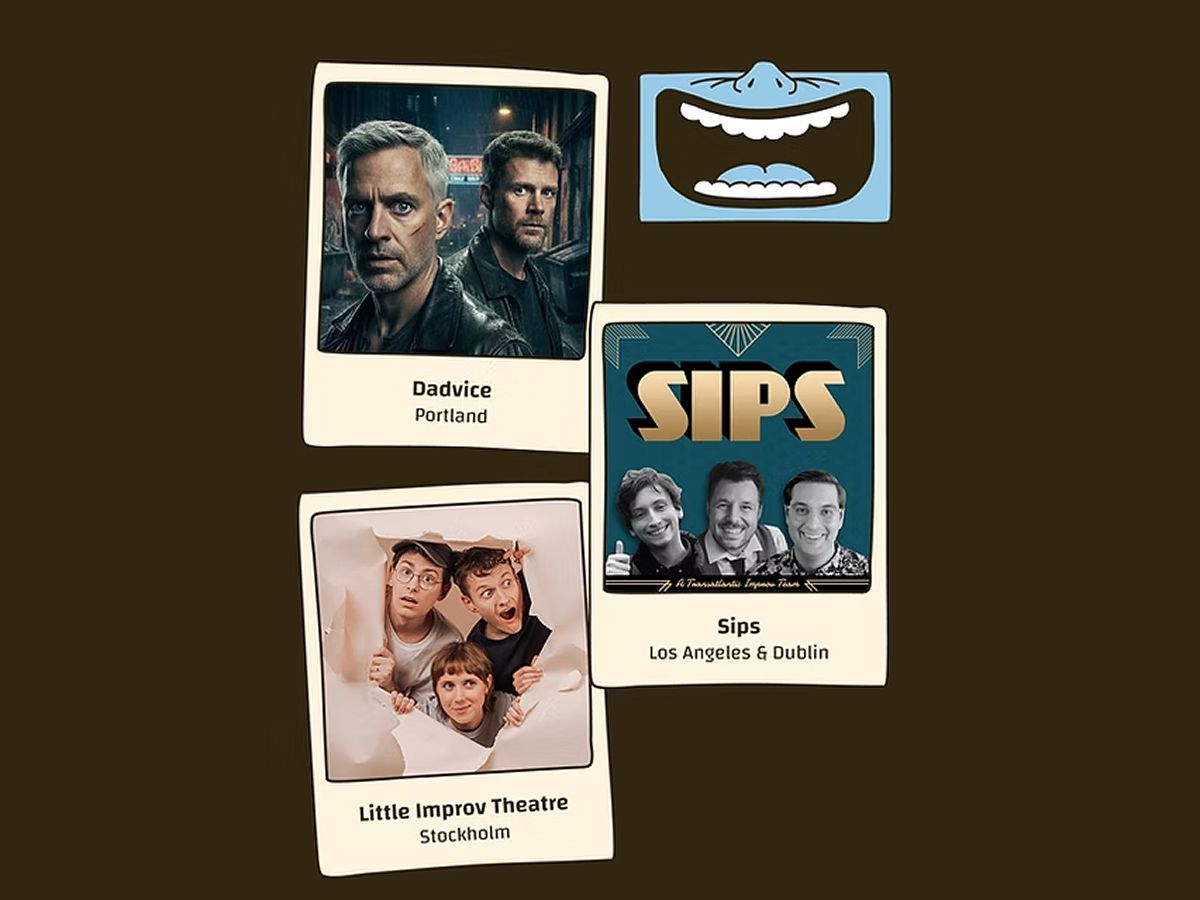 Dadvice & Sips & The Little Improv Theatre