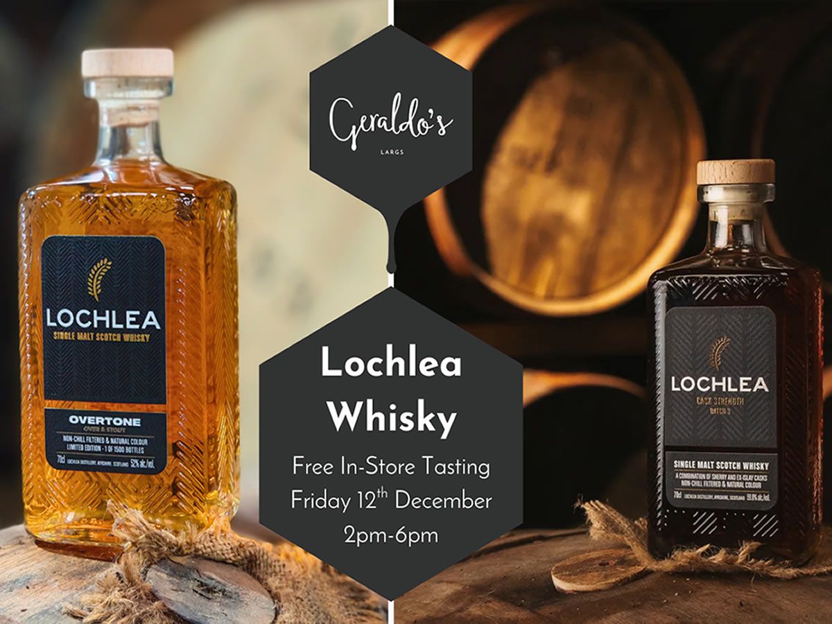 FREE Lochlea Whisky Tasting