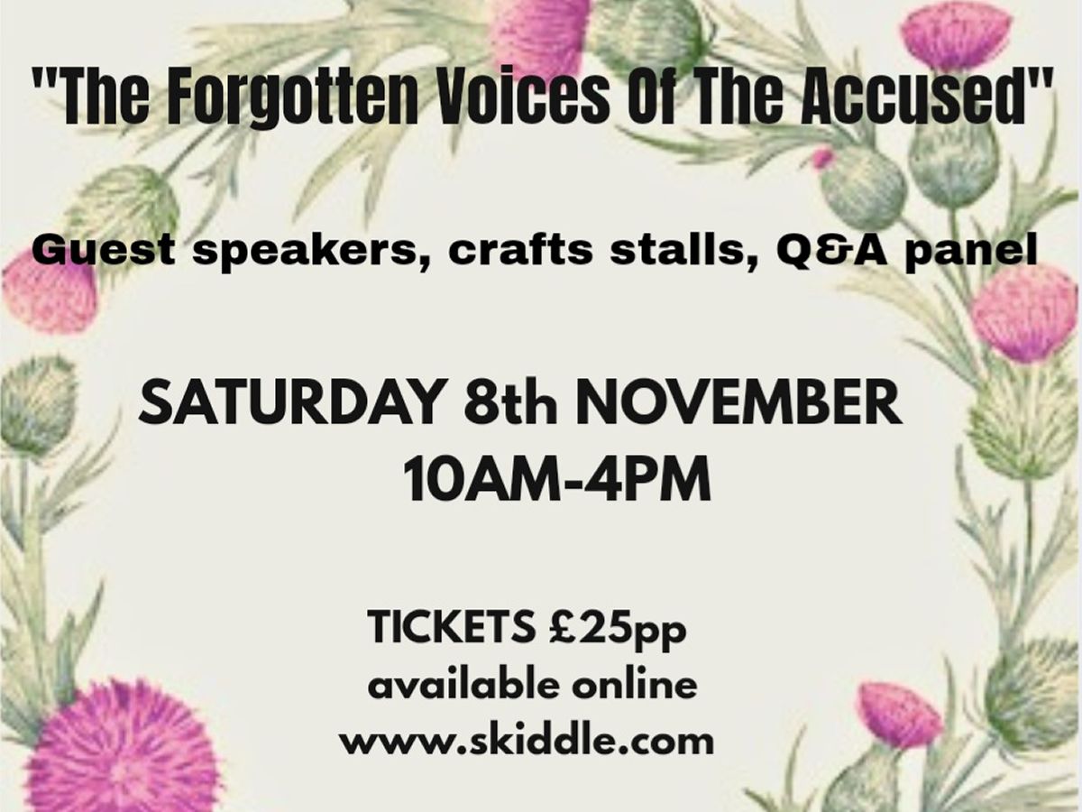 Remembering the Accused Witches of Scotland Conference