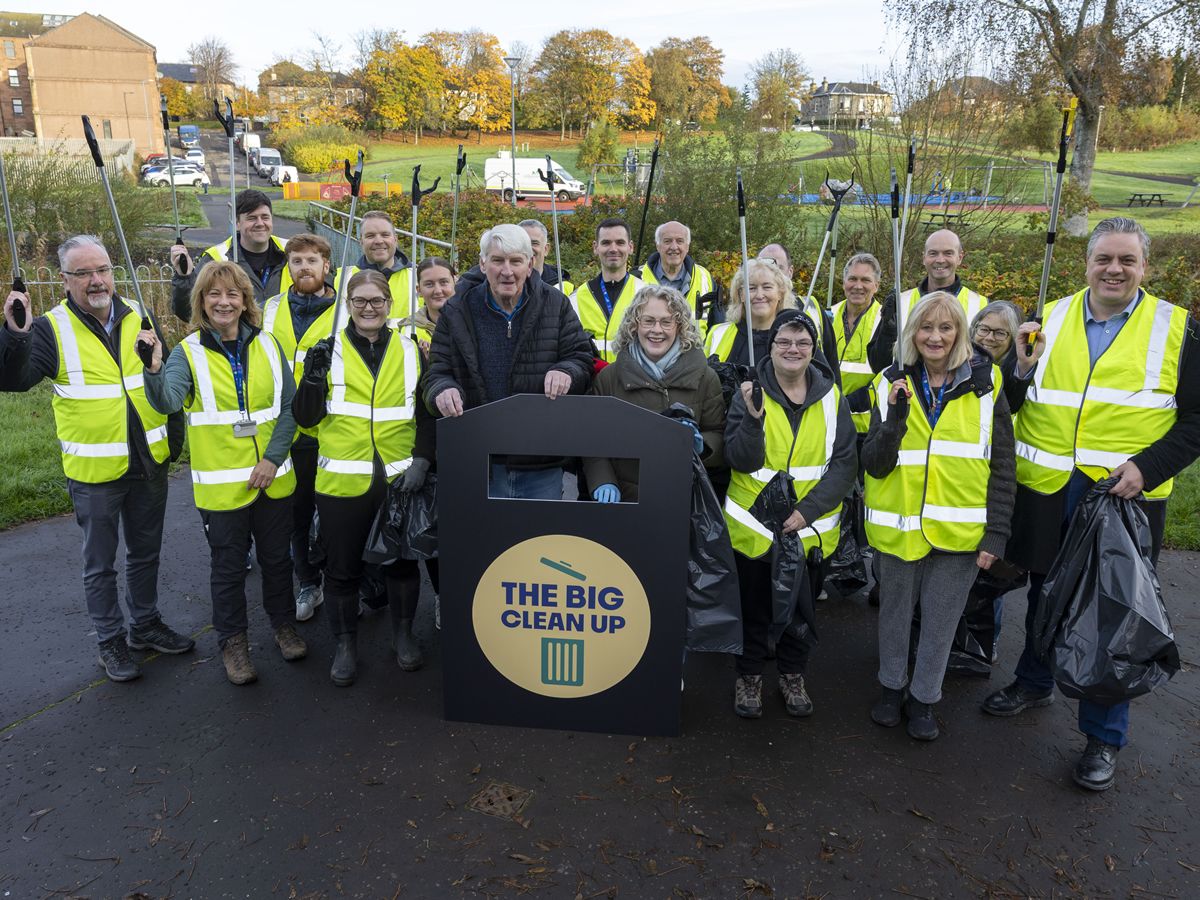 Big Clean Up takes place in Barrhead