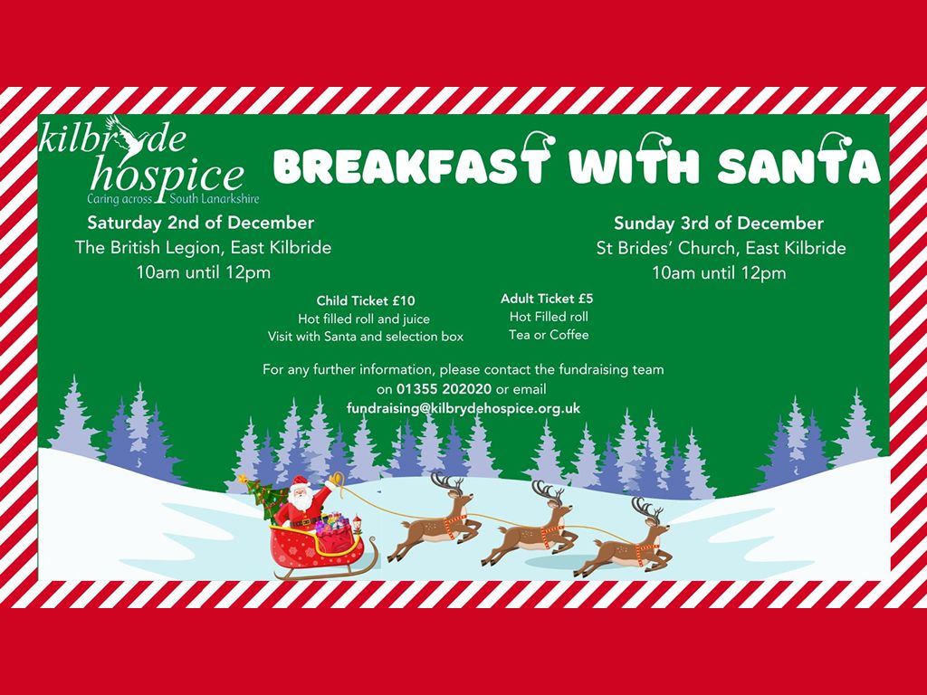 Kilbryde Hospice Breakfast With Santa