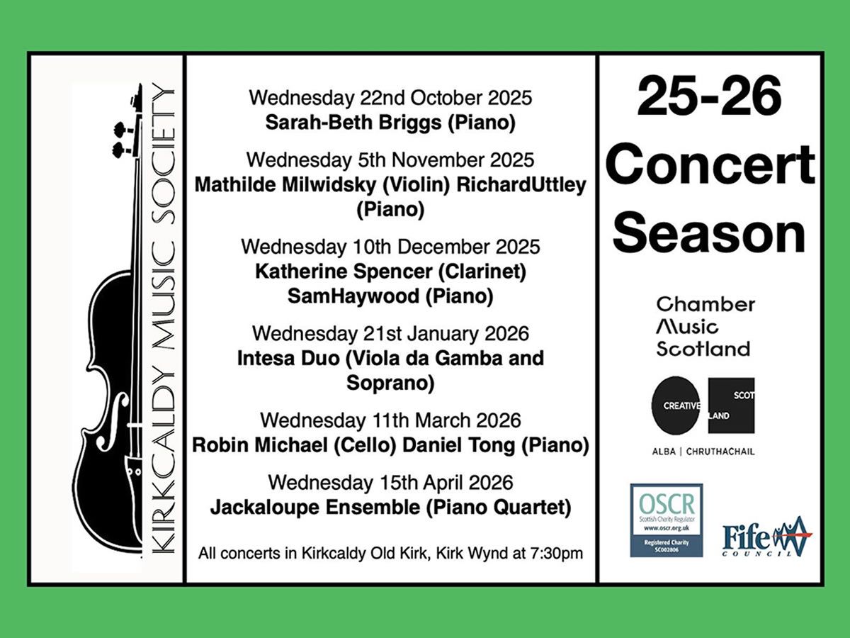 Kirkcaldy Music Society: Chamber Concert Series