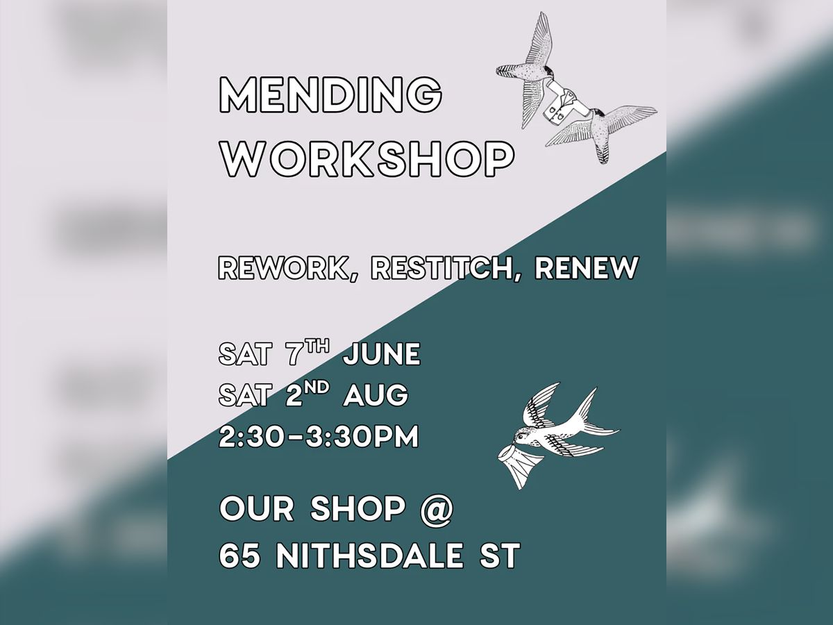 Mending Workshop - Rework, Restitch, Renew