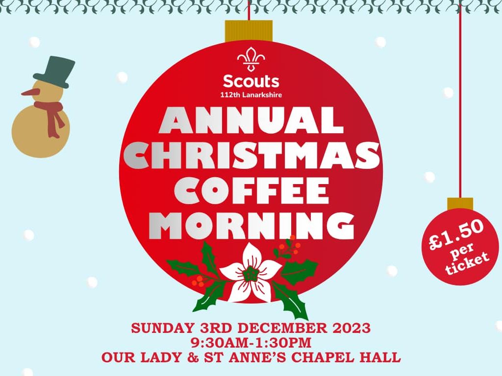 112th Lanarkshire Scout Groups Coffee Morning