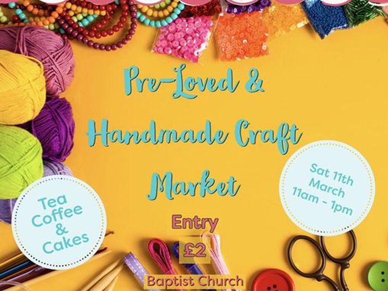 PreLoved & Handmade Craft Market at Larkhall Baptist Church, Larkhall