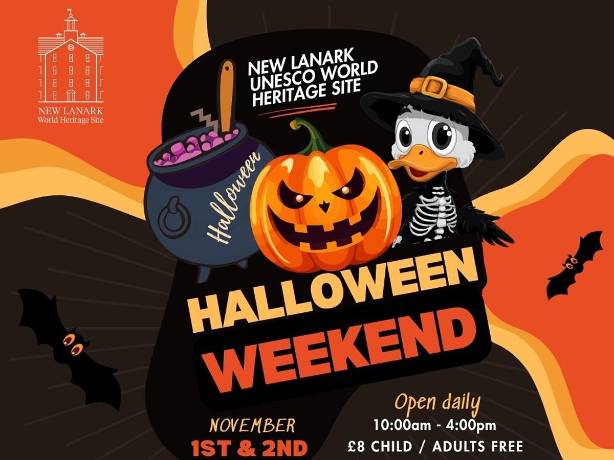 Enjoy the inaugural Haunted Hatchlings Duck Dash: Curse of the Black Lade at New Lanark World Heritage Site this Halloween