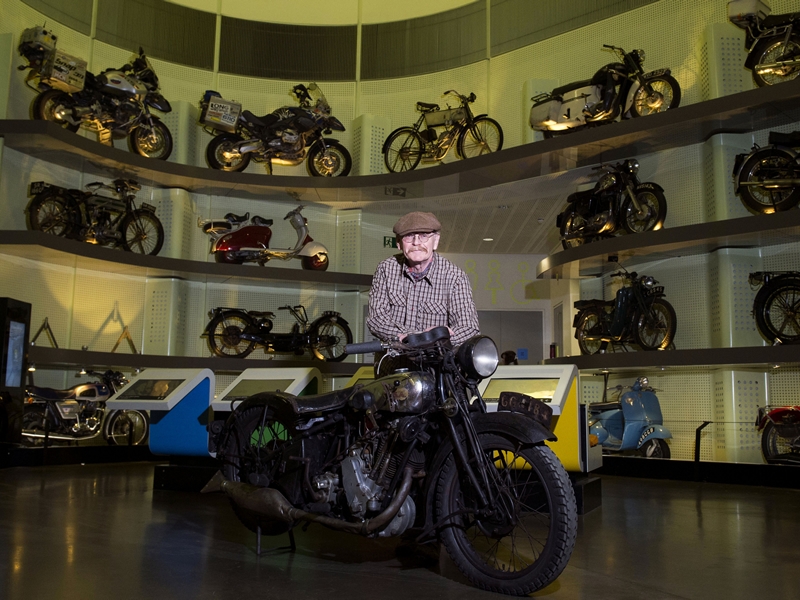 Rare vintage motorcycle makes its debut at Riverside Museum