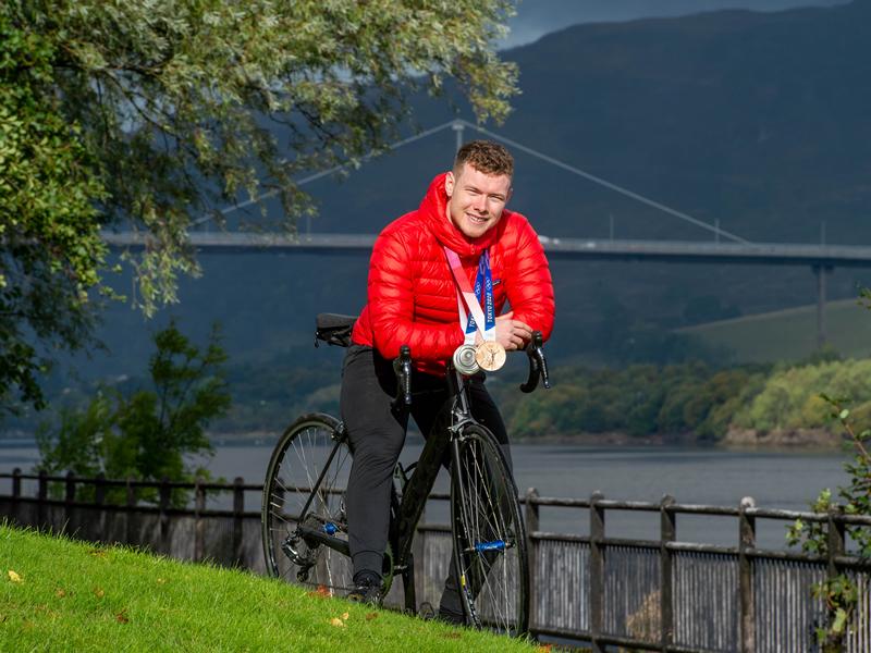 British track cyclist Jack Carlin hopes to inspire a peloton of cyclists to follow in his footsteps