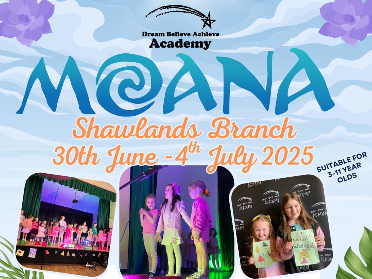 DBAA Moana Themed Summer Camp