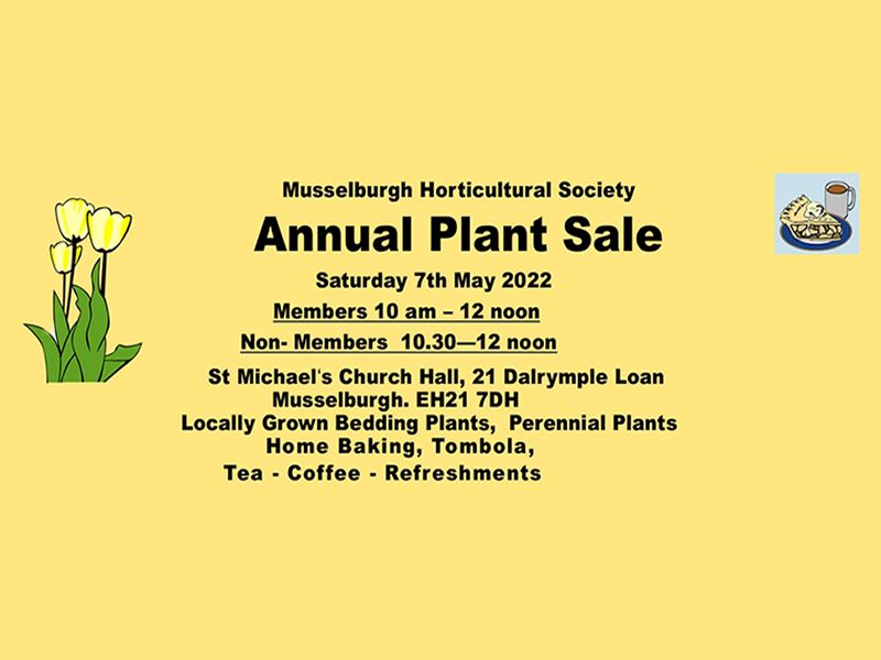 Musselburgh Horticultural Society Annual Flower Sale