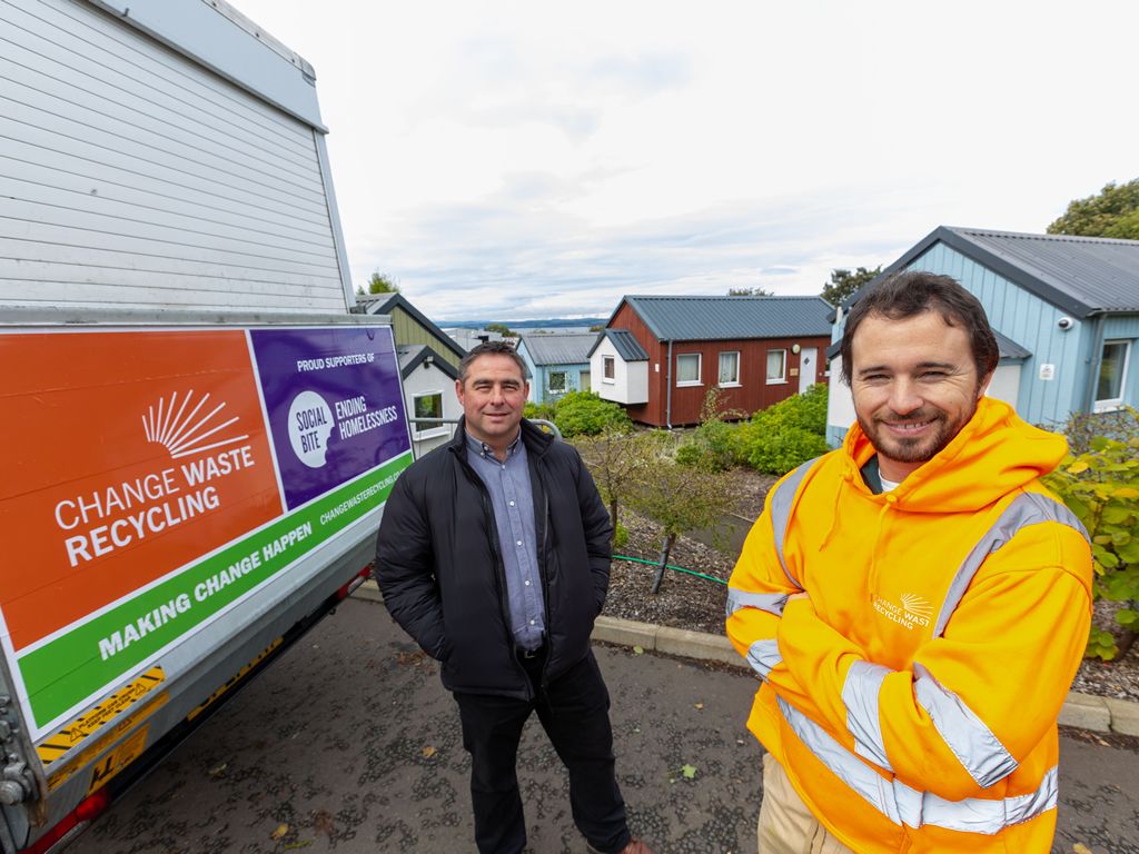 Change Waste Recycling to provide funding for Social Bite village as