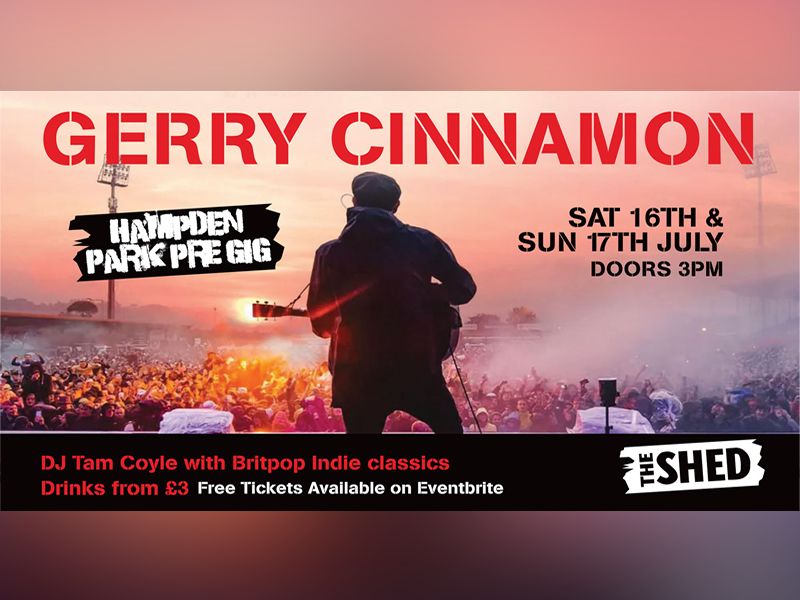 Gerry Cinnamon - Pre Hampden Party
