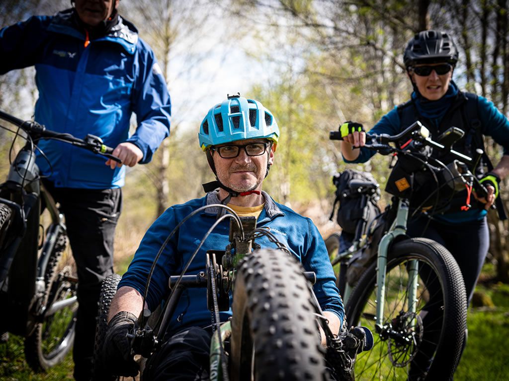 Trust teams up with round the world cyclist to showcase accessible routes in National Park