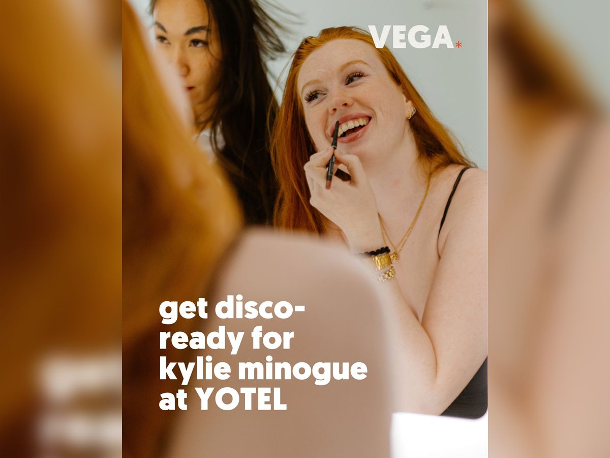 Spinning around in style... VEGA offers Kylie fans 4 hour room package to get gig ready