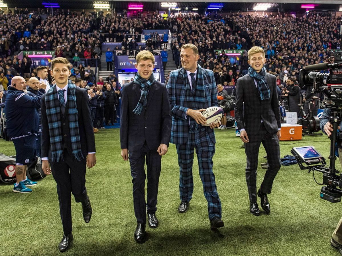The Doddie Weir match ball delivery is voted Greatest Murrayfield Moment
