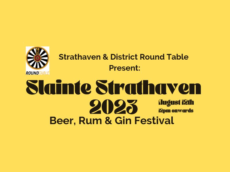Slainte Strathaven Beer, Rum and Gin Festival