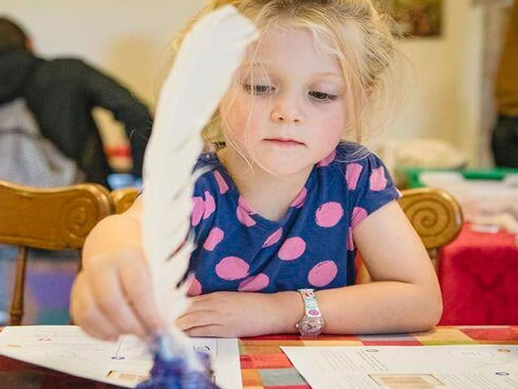 Letters and quills activity