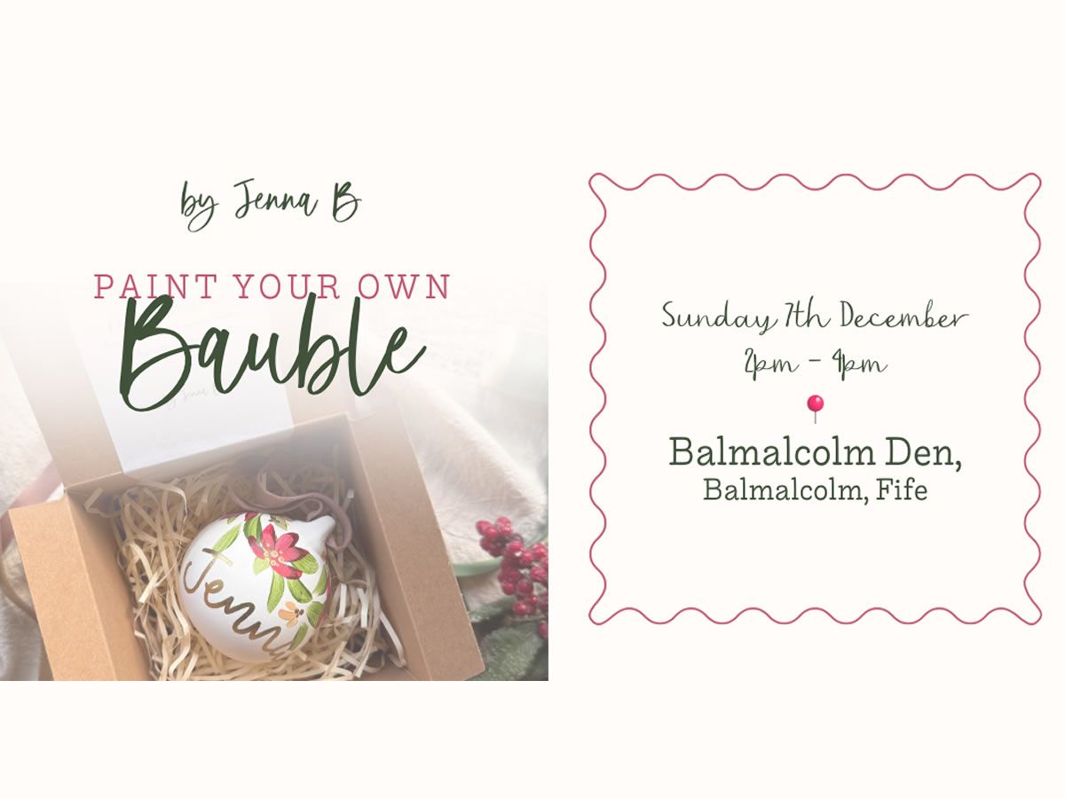 Paint your own Bauble
