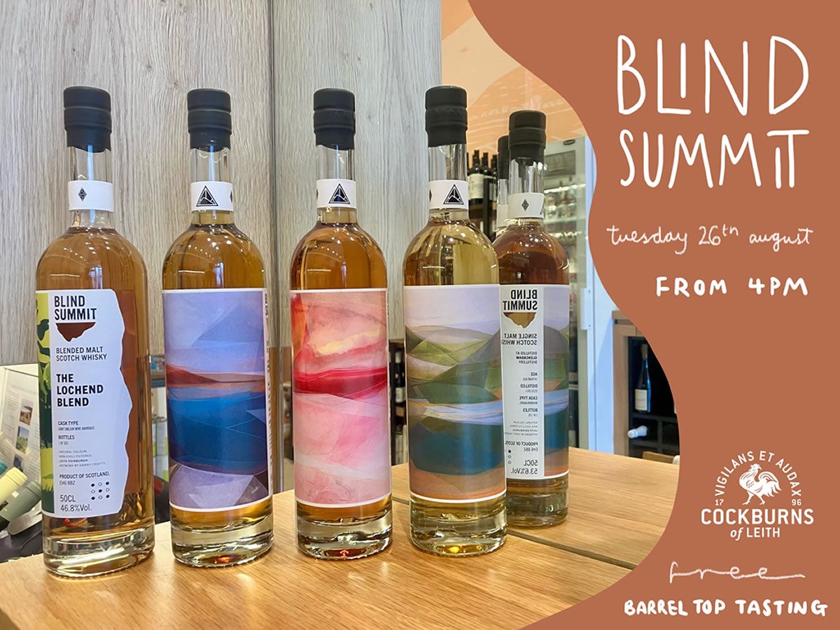 Blind Summit Barrel Top Tasting At Cockburns of Leith