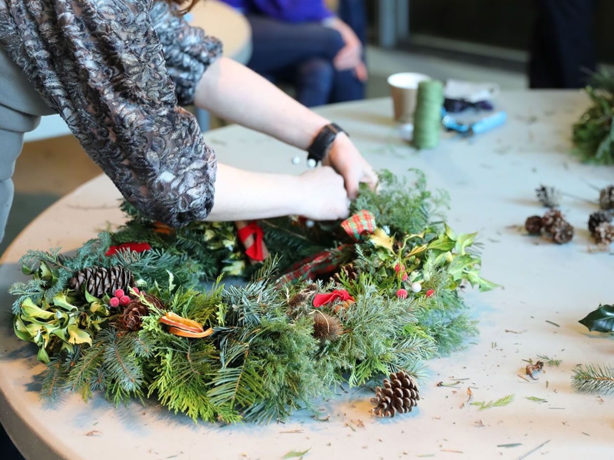 Wreath Making Workshop at Edinburgh Zoo