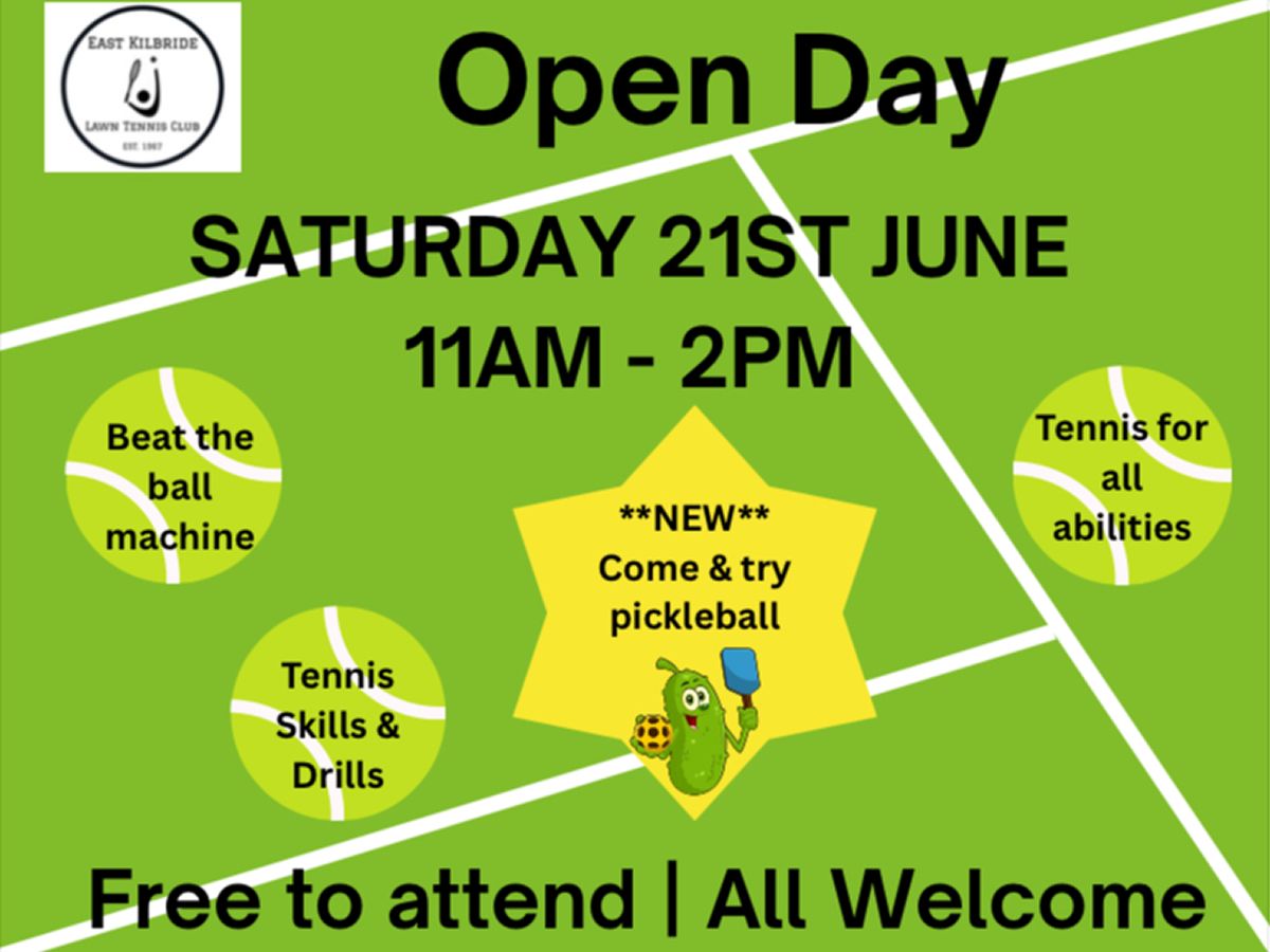 Tennis & Pickleball Open Day