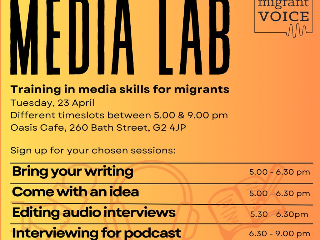 Media Lab: Media Skills Training For Migrants